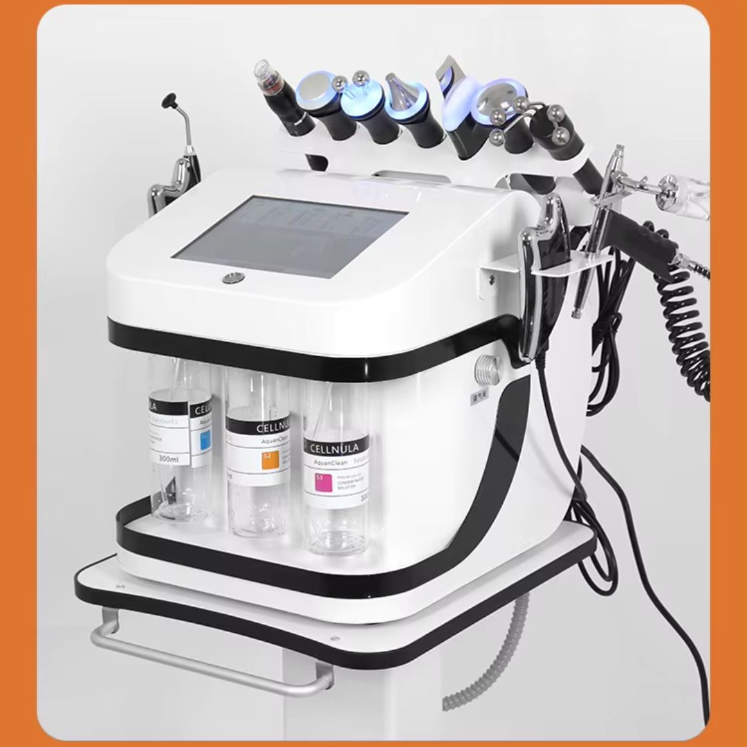 10in1 Dermabrasion facial Machine H2o2 Aqua Peeling Lift Skin