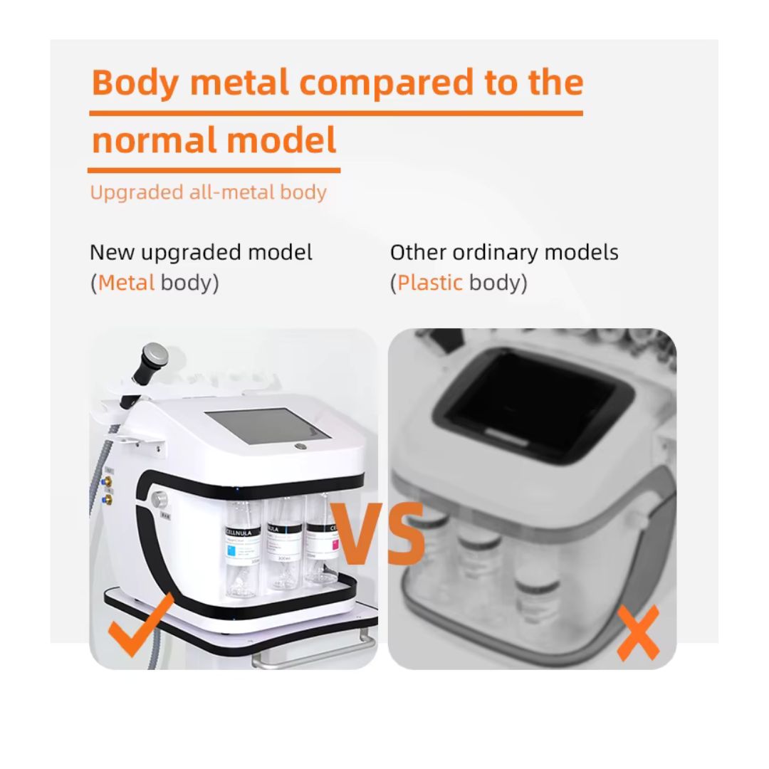 10in1 Dermabrasion facial Machine H2o2 Aqua Peeling Lift Skin