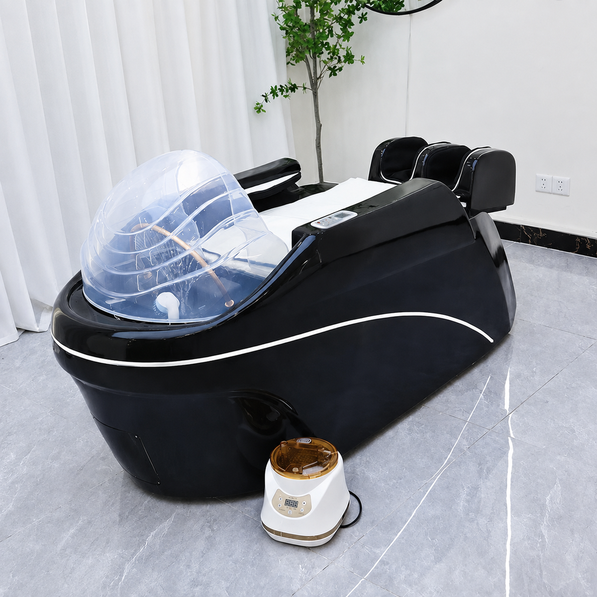 Salon head spa shampoo bed - clean image 6