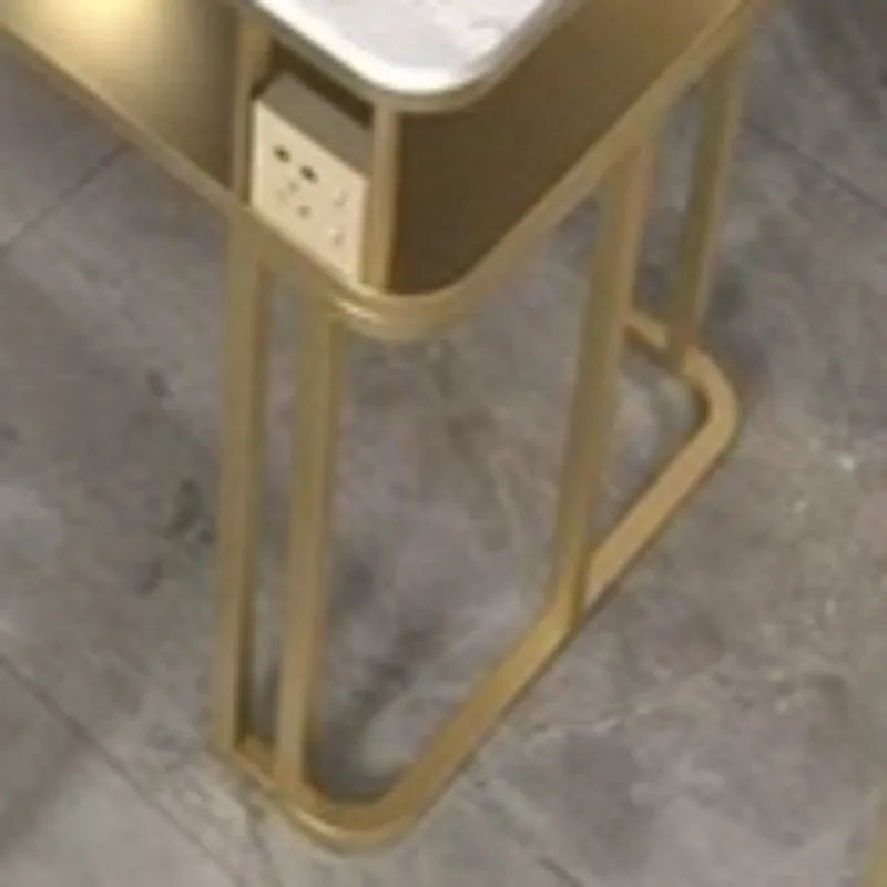 Professional Nail Table with Storage Drawers
