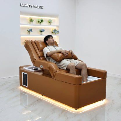 Head Spa Salon Store Business Growth Advisor Commercial Furniture Shampoo Bed Massage Table