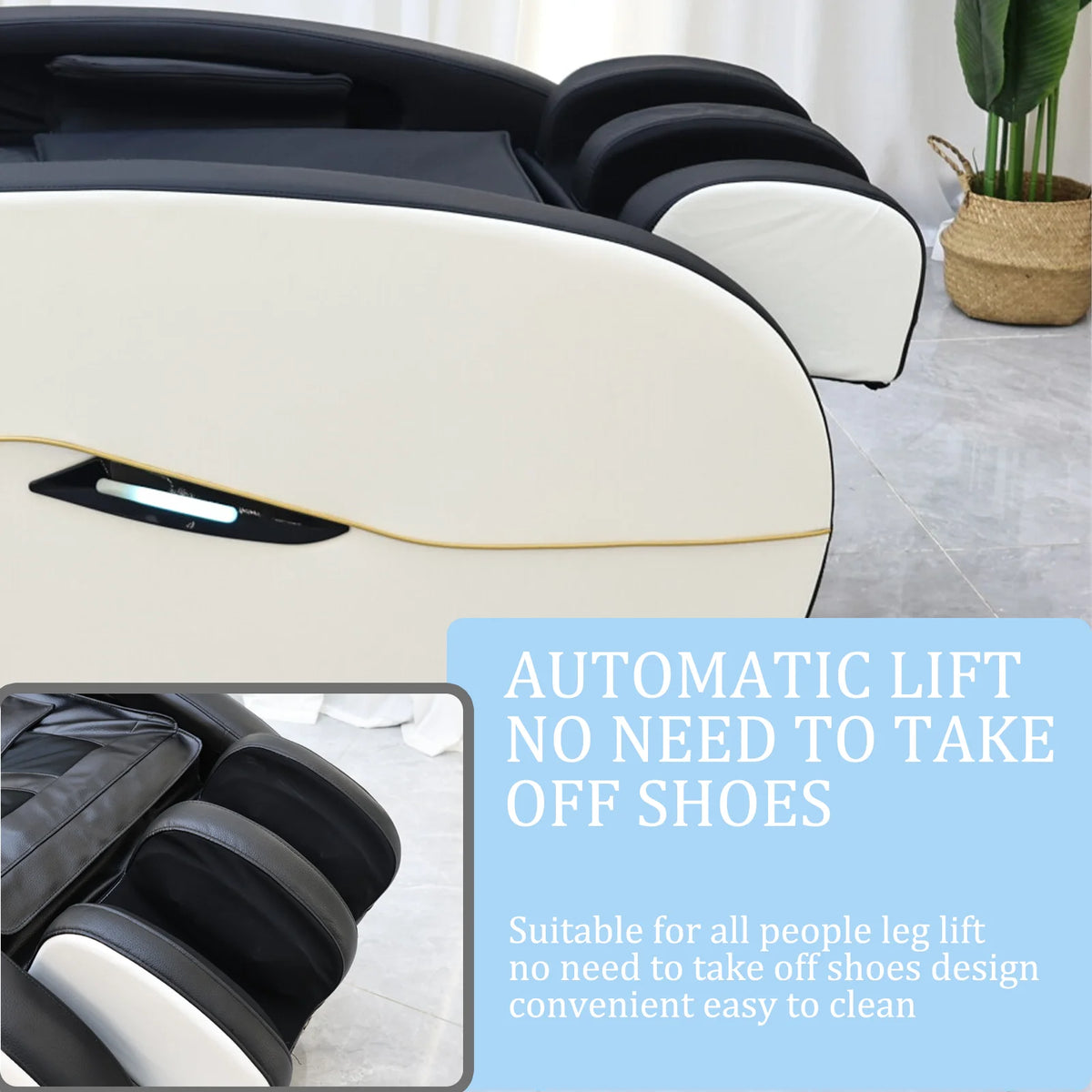 Luxury Electric 4D Full Body Head Spa Bed with Leather Hair Washing Massage