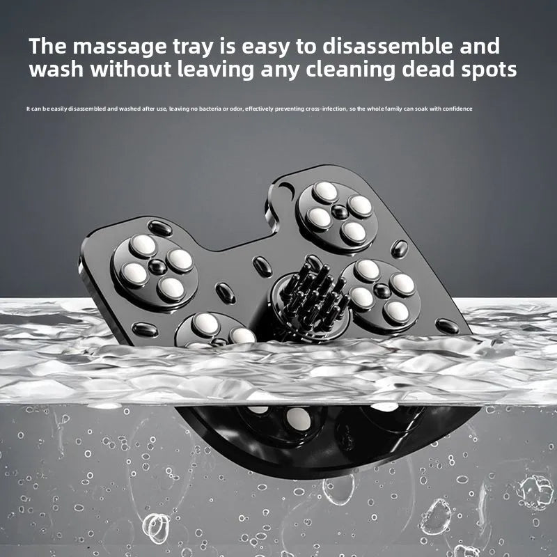 Automatic Heated Foot Spa Bath with Massage & Remote Control