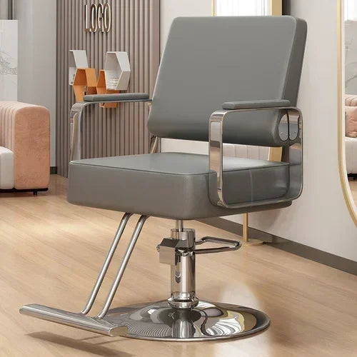 Modern Swivel Salon Chair with Armrests
