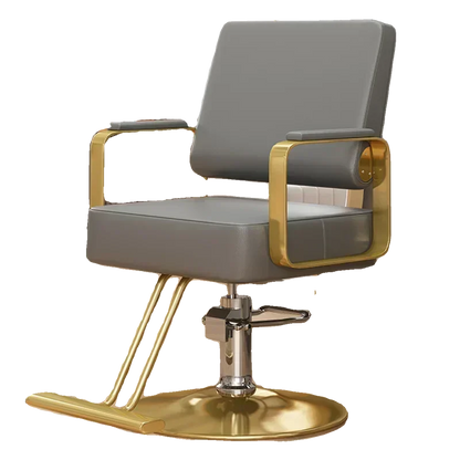 Modern Swivel Salon Chair with Armrests