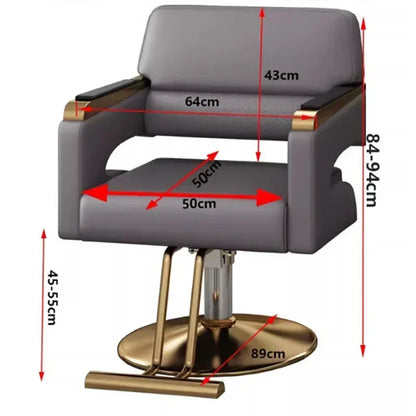 Luxury Salon Chair for Hair, Makeup & Lash Services