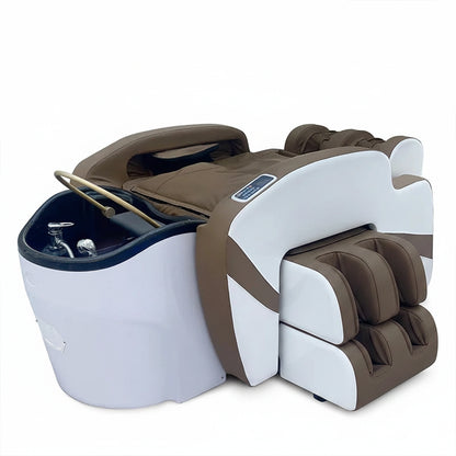 Multi-functional Hair Washing Bed Adjustable Head Spa MassageBed Headspace Shampoo Bed with Salon Sink