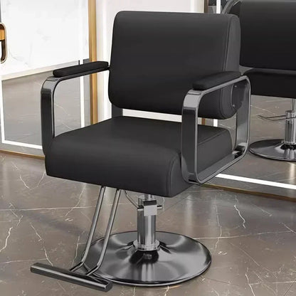 Modern Swivel Salon Chair with Armrests