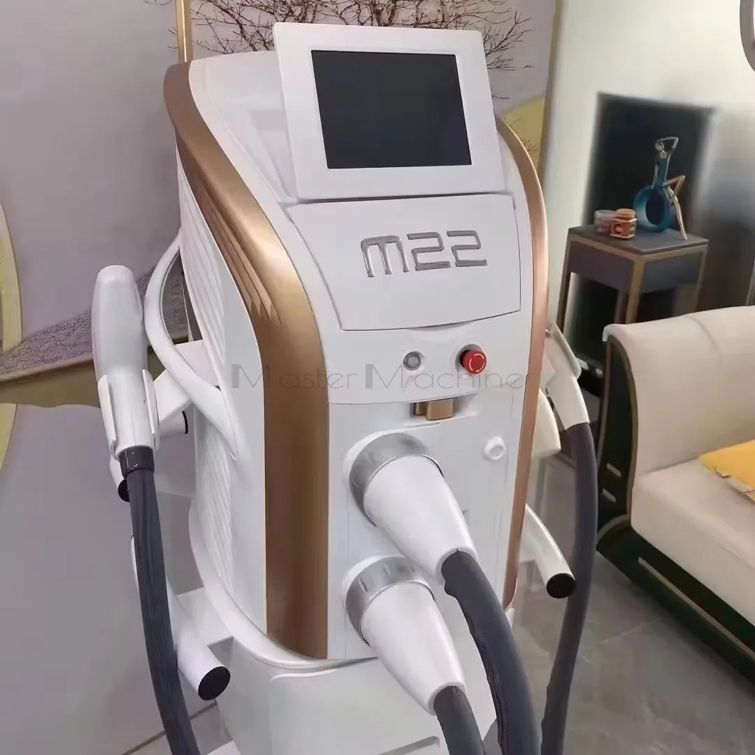 High Quality 2IN1 M22 Hair Removal Painless Laser Tattoo Removal Permanent Facial Acne Skin Rejuvenation Beauty Machine