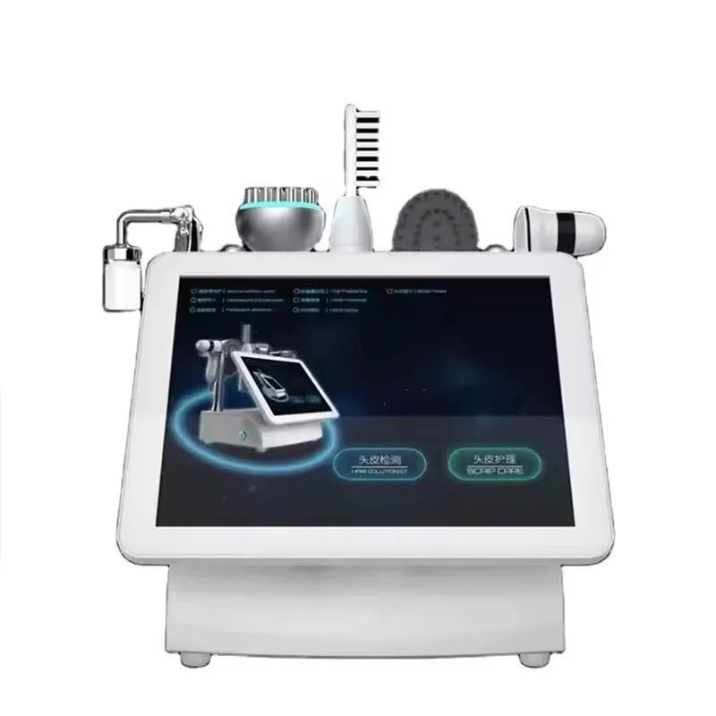 Portable 5 in 1 Scalp Care Machine Scalp Treatment Hair Restoration Machine Hair Loss Scalp Massager for Hair Salon Equipment
