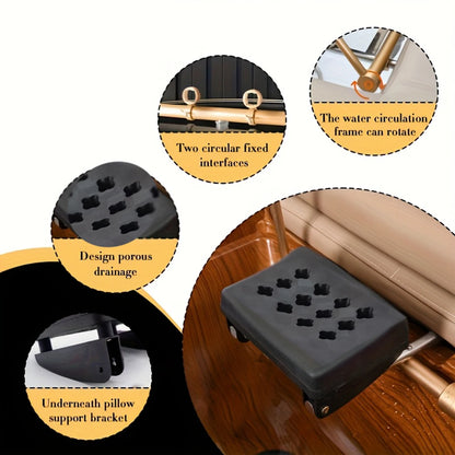 Salon Head Spa Water Circulation Equipment With Pillow Multi-Angle Waterfall Head Therapy Shower Shampoo Accessories