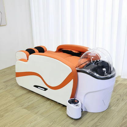 Multi-functional Hair Washing Bed Adjustable Head Spa MassageBed Headspace Shampoo Bed with Salon Sink