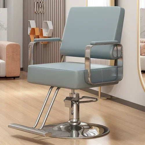 Modern Swivel Salon Chair with Armrests