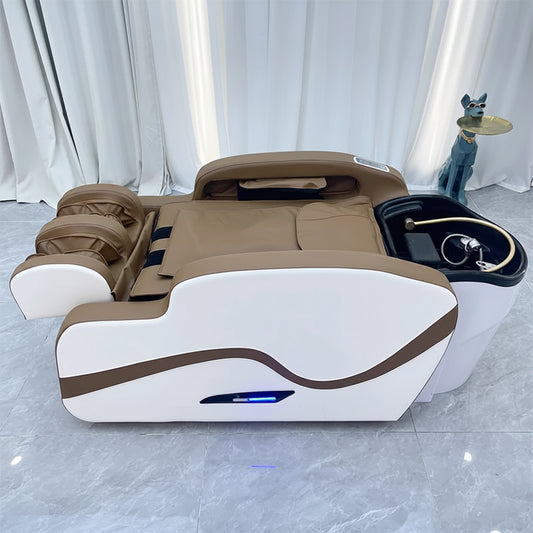 Multi-functional Hair Washing Bed Adjustable Head Spa MassageBed Headspace Shampoo Bed with Salon Sink