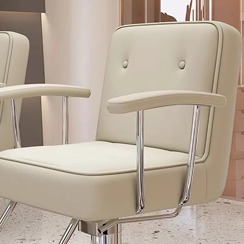 Nordic Style Barber Chairs Exquisite Glamour Premium Creative Salon Chairs European Trendy Silla Para Lashista Salon Furniture