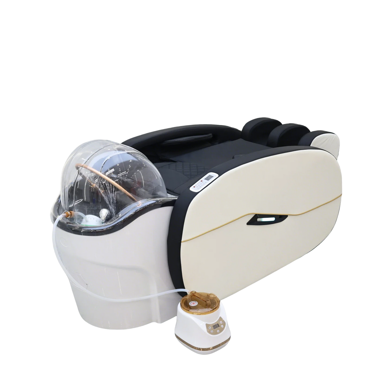 Luxury Electric 4D Full Body Head Spa Bed with Leather Hair Washing Massage