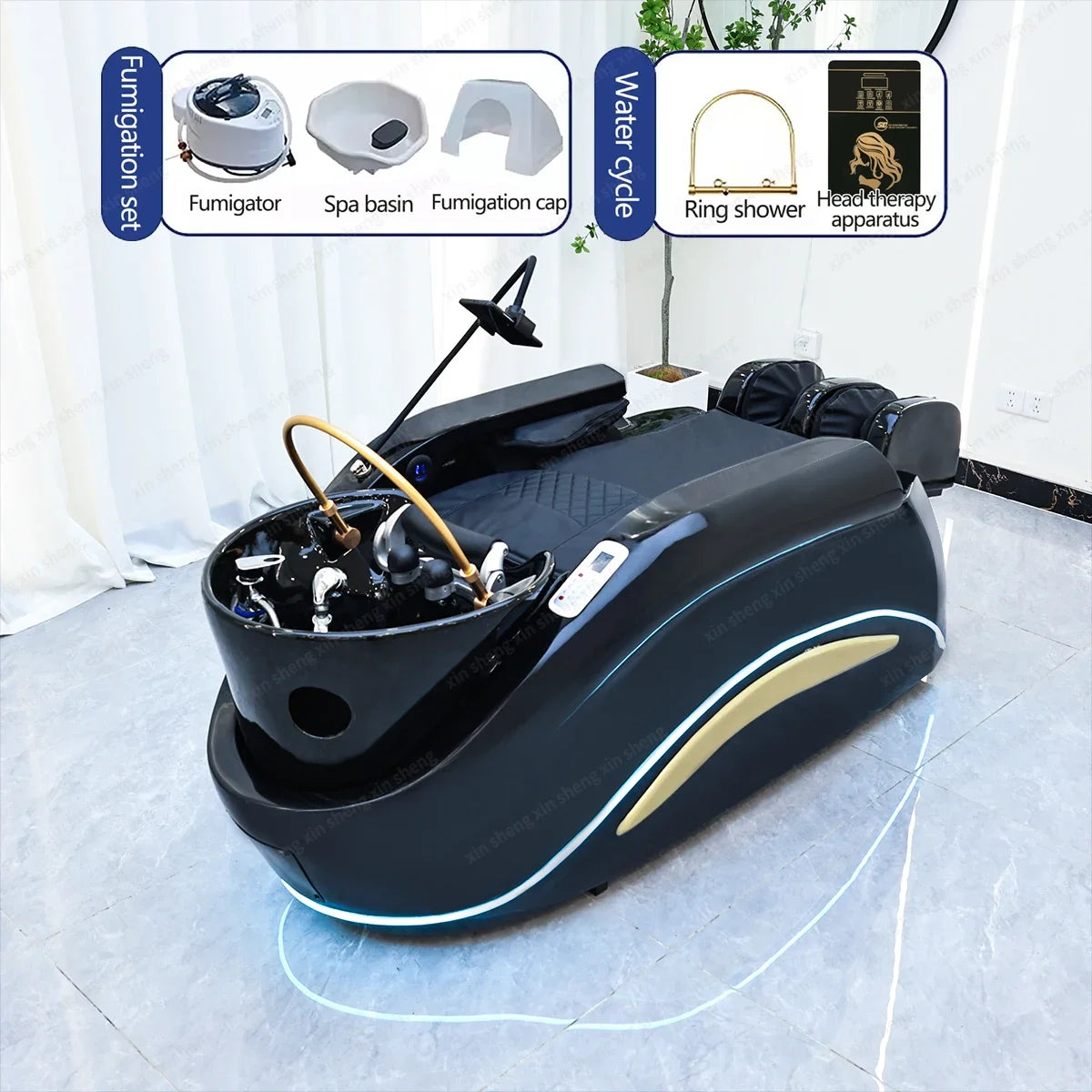 Professional Electric Head Spa Massage & Hair Washing Bed