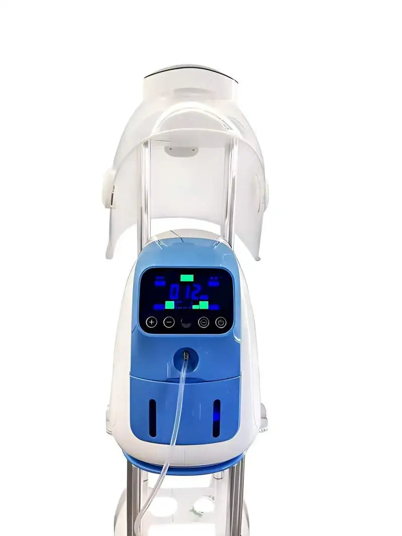 Desktop 2-in-1 Oxygen Jet Microdermabrasion Facial Mask Device with LED Light Therapy for Commercial Use Skin Rejuvenation
