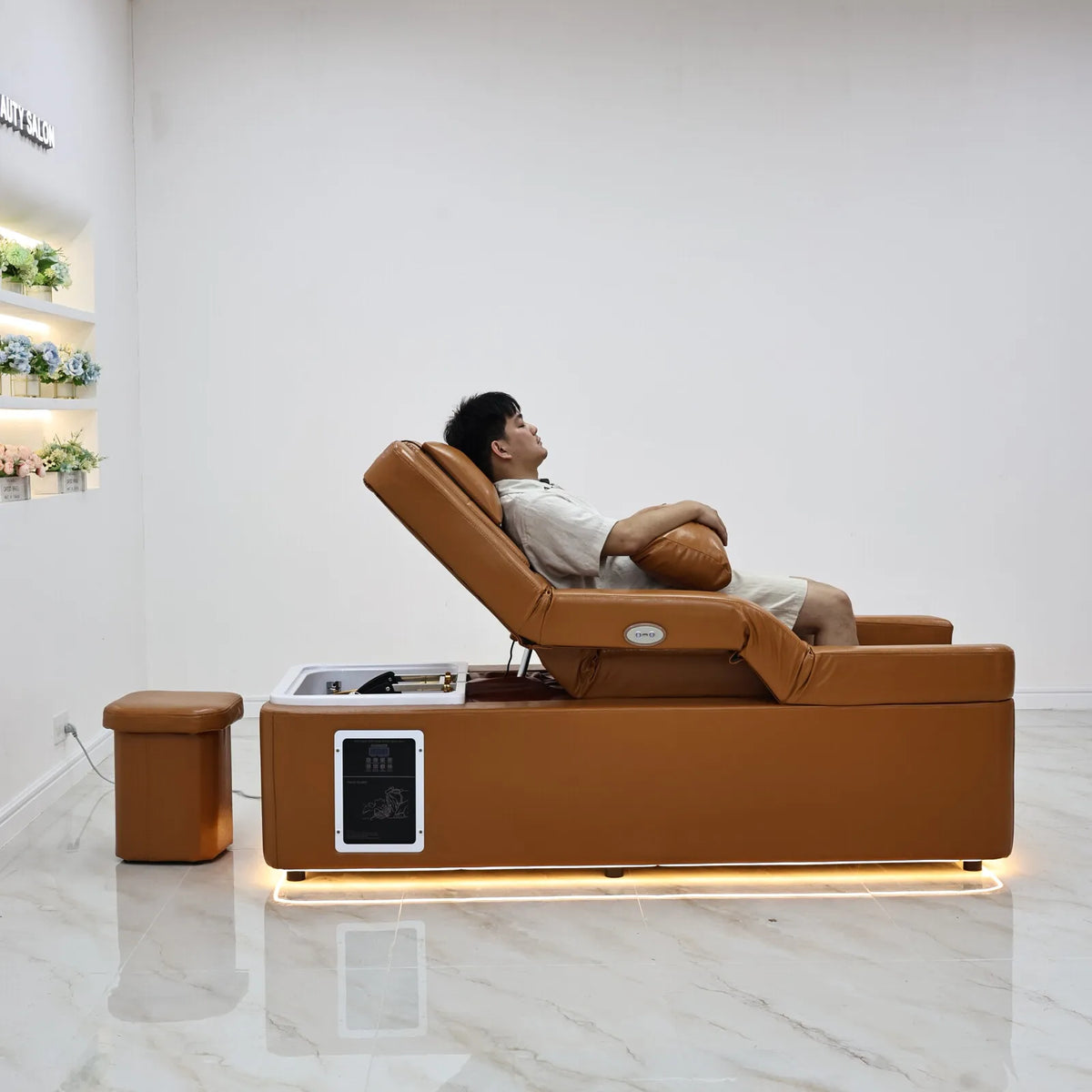 Head Spa Salon Store Business Growth Advisor Commercial Furniture Shampoo Bed Massage Table