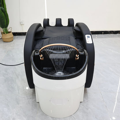 Luxury Electric 4D Full Body Head Spa Bed with Leather Hair Washing Massage