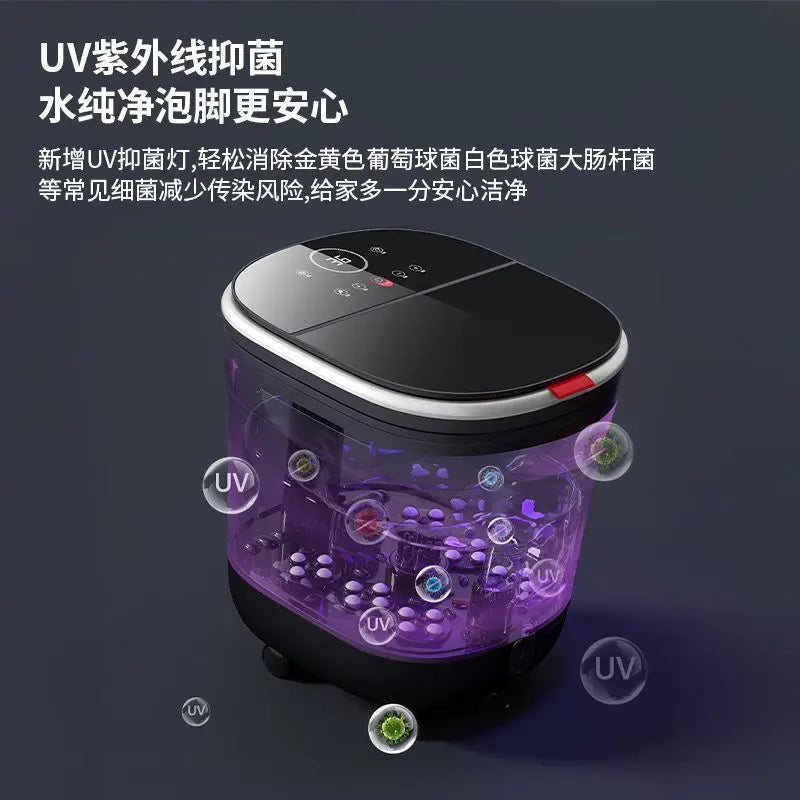 Automatic Heated Foot Spa Bath with Massage & Remote Control