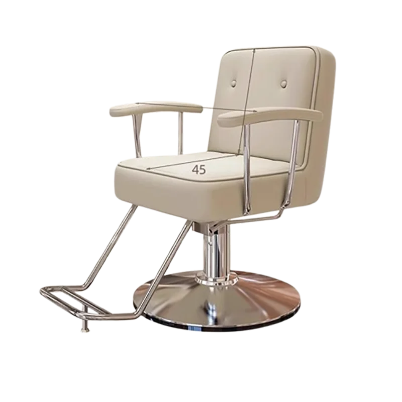 Nordic Style Barber Chairs Exquisite Glamour Premium Creative Salon Chairs European Trendy Silla Para Lashista Salon Furniture