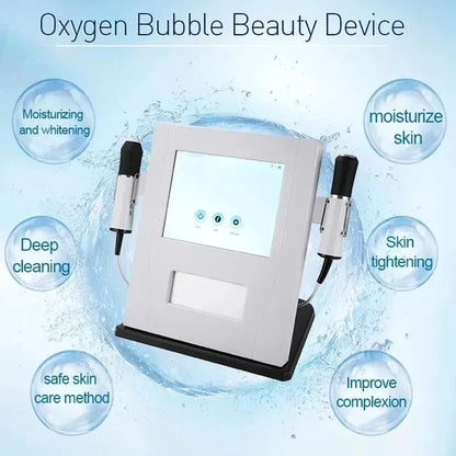 Salon Skin Whitening Pods3 in 1 Co2 Oxygen Skin Rejuvenation Hydrate Portable Oxygen Bubble Oxygene Hydro Facial Machine
