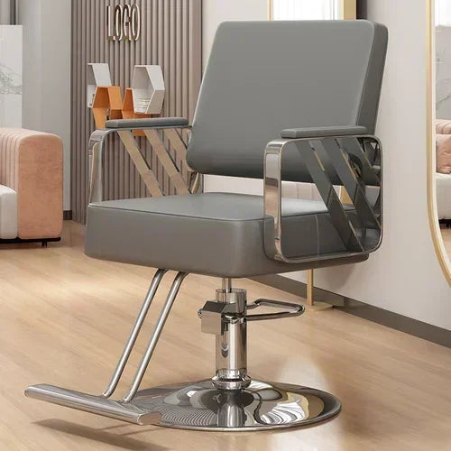 Modern Swivel Salon Chair with Armrests