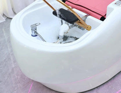 Salon head spa basin detail
