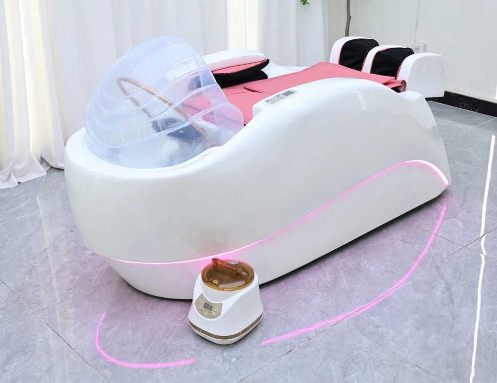 Salon head spa bed front view
