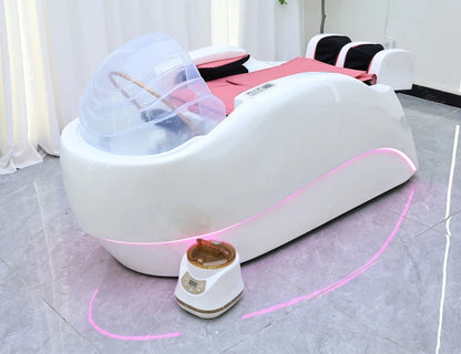 Salon head spa bed front view